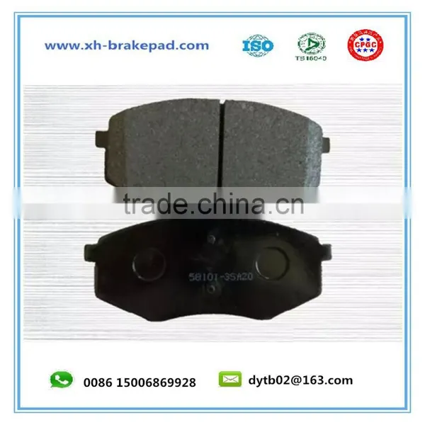 Best Quality Brake Pads Factory Semi Metal 58101-1DA00/58101-3sa20 Used for Hyundai