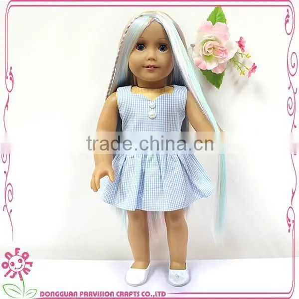 18" Fashion American Girl Doll Plastic Model Vinyl Baby Doll photo-3