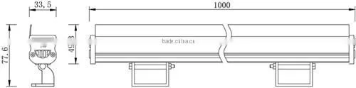 24V DC Rgb LED Lighting Wall Washer Slim Linear Light for Outdoor Using photo-3