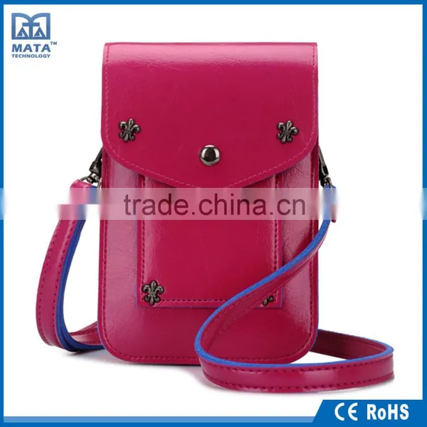 China Supplier OEM And Custom PU Cell Phone Shoulder Bag photo-5