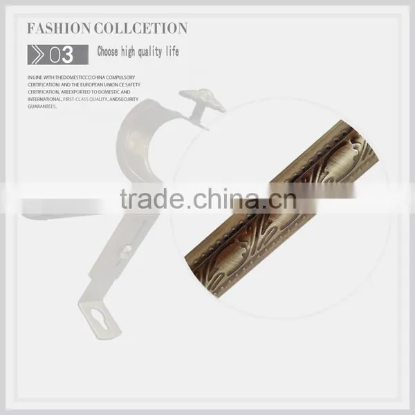 New Design Curtain Rod, Embossed Iron Curtian Pipes 28 mm photo-3