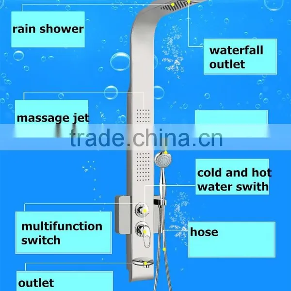Bath Product Stainless Steel Massage Panel Set Shower Column Y-007 photo-2
