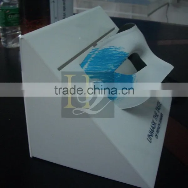 2016 New Design Custom White Acrylic Display Box With Mask Display Stand photo-2