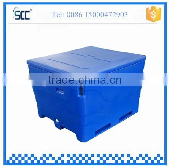 SCC 1000L Rotomold Plastic Container for Fish, Marine Fish Cooler, Fish Tub photo-2