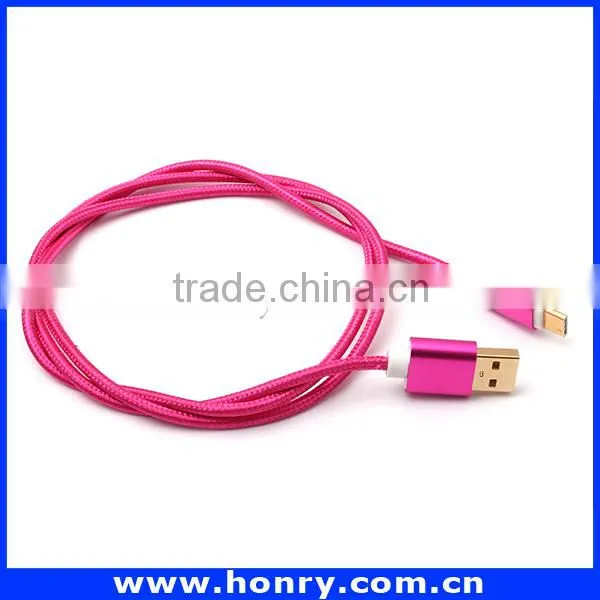Nylon Braided USB 2.0 to USB 3.0 3.1 Type C Data Cable for Ipad Mini 4 photo-2