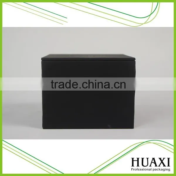 2016 Top Quality Dark Black Wooden Wrist Watch Box photo-2