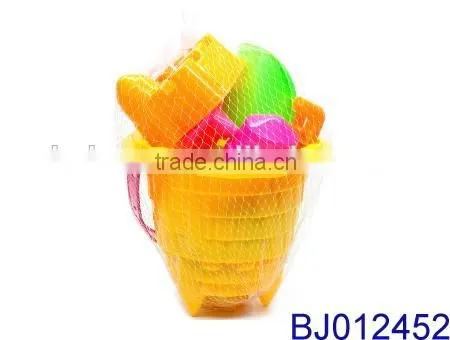 Beach Toys Deluxe Playset for Kids Plastic Bucket Sand Shovel Set photo-3