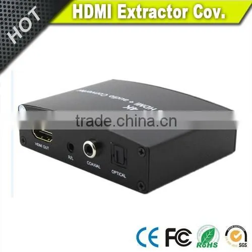 Premium Quality 1080P HDMI To HDMI + Audio (SPDIF + RCA Stereo) Audio Extractor Converter photo-3
