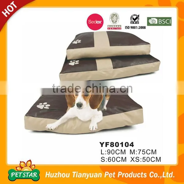 2016 New PU Leather Fabric Luxury Memory Foam Dog Bed Quality Choice photo-5