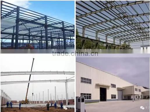 Light Type and Q345,Q235 Grade Steel Structure Workshop photo-2