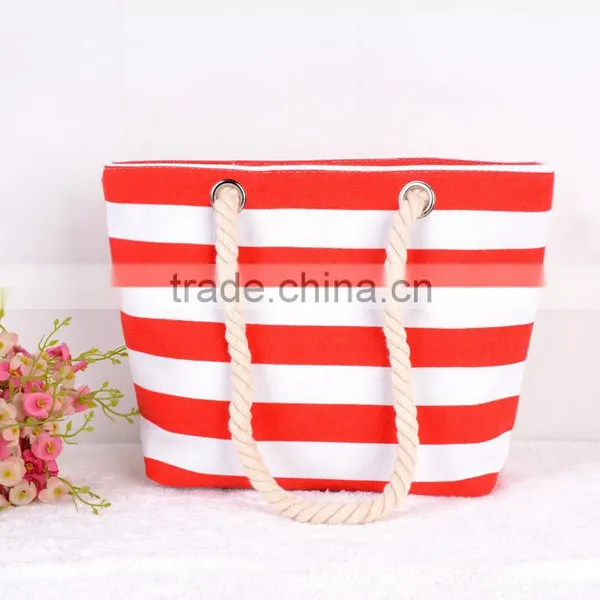 Hot Summer 2015 Strip Beach Bag Canvas Material photo-3