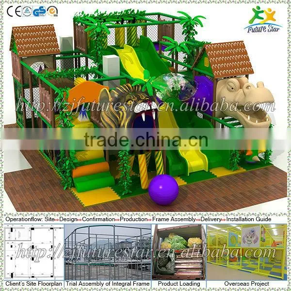 Free Design CE & GS Standard Eco-friendly LLDPE Indoor Kids Playground Equipment