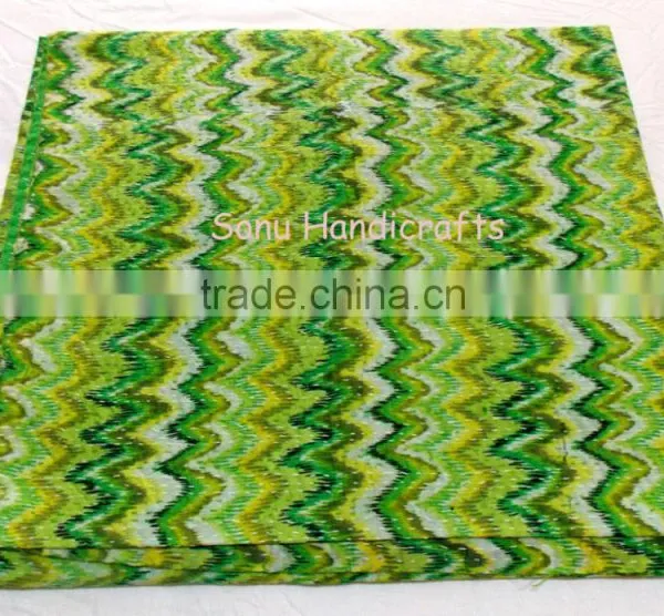 Exclusive Multi Ikat Print Kantha Quilt Queen Size Cotton Bed Cover Reversible Printed Kantha Throw Hand Kantha Work With Ikat