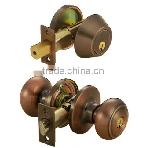 High Safe Stainless Steel Entrance Lockset Kwikset Deadbolt Combo Lock photo-4