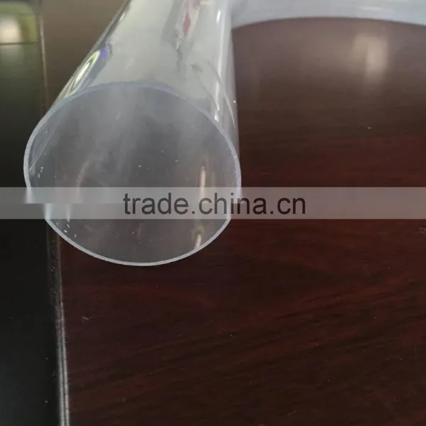 Transparent U Shape Pvc Water Pipe 2.5 Inch Pvc Pipe for Water Supply photo-2