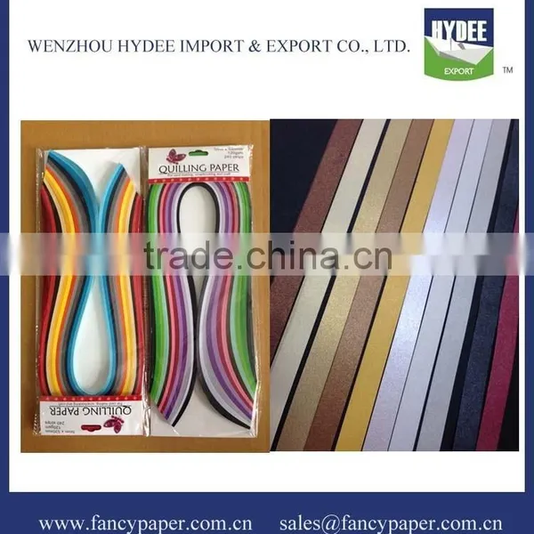 Colorful Craft Paper Quilling Strips for Handcraft