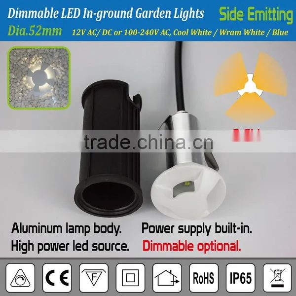Outdoor Garden Buried Led Lawn Light 12V/ AC85-264V Aluminum photo-3