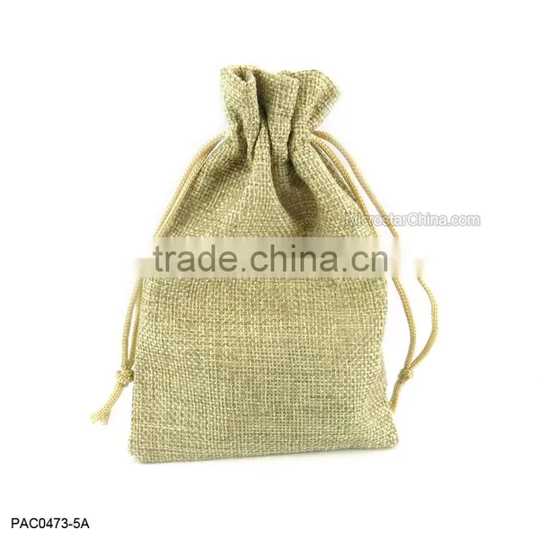 10*15cm Different Color Jewelry Linen Bag photo-6