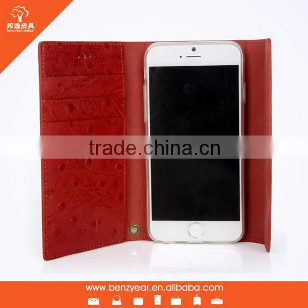 Guangzhou OEM/ODM Geniune Leather/PU Wallet Supplier Trend Fancy Leather Wallet Phone Case for Women
