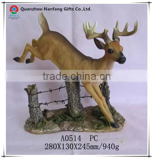 Wild Animal Ornaments Resin Deer Figurine