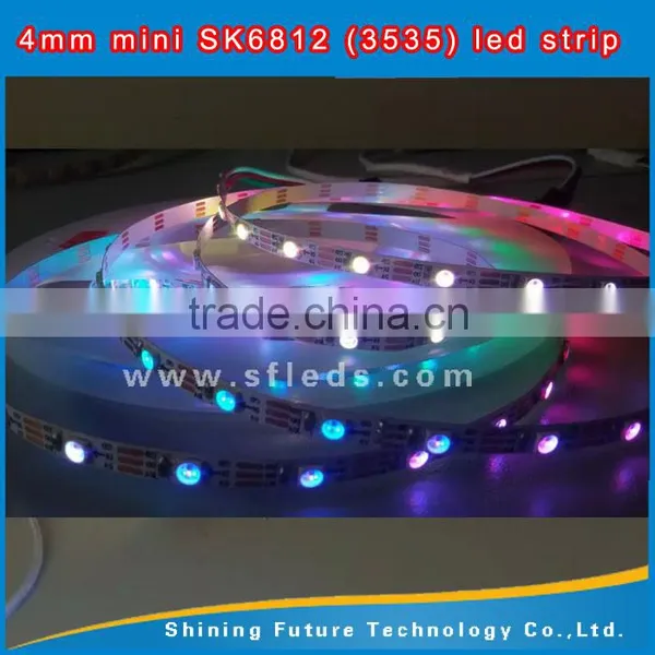 Addressable Rgb Led Strip 4mm Smd 3535 Rgb Mini Sk6812 Led Strip photo-5