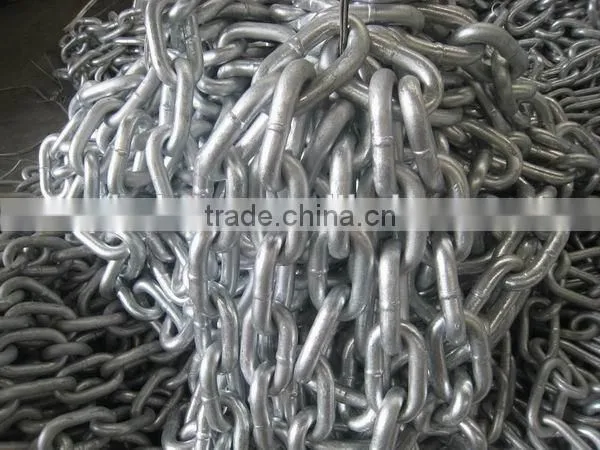 Bright Hot Dip Galvanized Anchor Chain Link for Ship photo-3