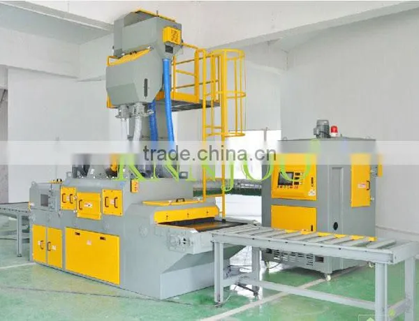 Automatic Intelligent Control Equipment H-beam Type Stones Shot Blasting Machine photo-4