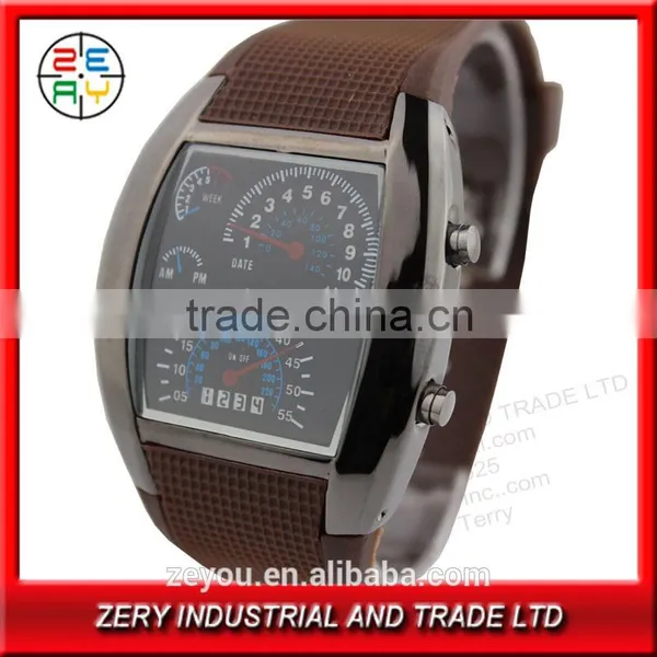 R36 Eco-friendly Silicone Led Watch Withe Digital Movement for Men Watches photo-2