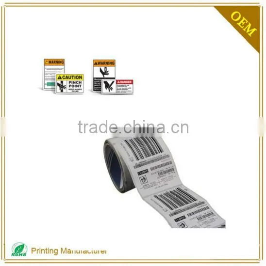 Factory Price Custom Safety Triangle Warning Sign Label Printing photo-5