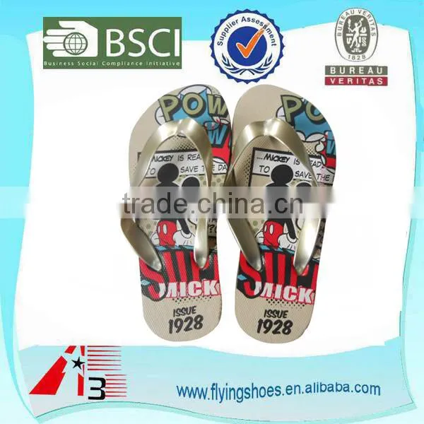 2016 Fashion EVA Micky Mouse Flip Flop Slipper for Kids photo-4