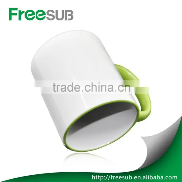 Rim and Handle Color Ceramic 11oz Sublimation Mug, Mug for Heat Press photo-4