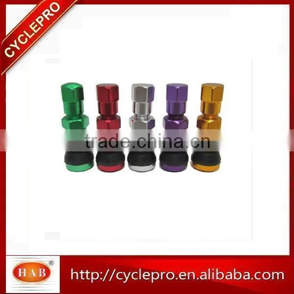 CNC Tyre Valve Aluminum Tubeless Tyre Valve for Scooter and Motorbike
