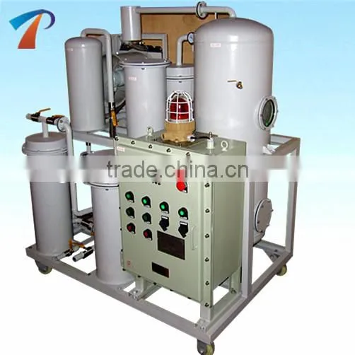 Hot Sale Used Lubricant Oil Cleansing Machine/Refrigeration Oil Purifier/Lube Oil Refinery Plant, Removing Water Gas Particles photo-2