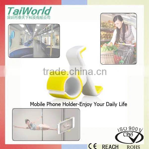 2016 Newest 3.5-6" Mobile Phone Holder for Treadmills/Strollers/ShoppingTrolley Cart/Car Vent/Steering Wheel photo-6