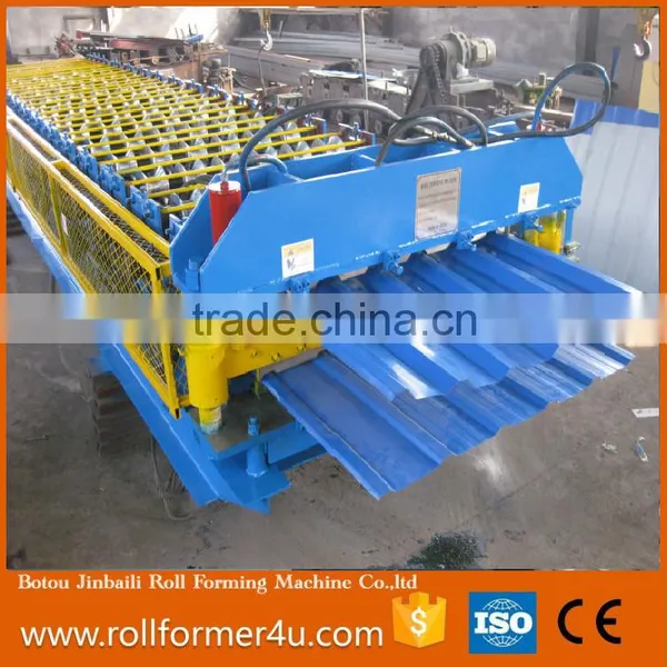 Full Automatic Steel Sheet Roof/wall Roll Formin Machine for Trapezoidal Roof Tile photo-3