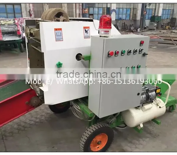 Factory Supply Automatic Mini Round Grass Hay Baler Machine for Sale photo-4