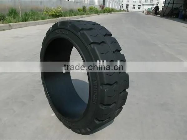 Forklift Wheels 12 Inch Smooth Tread Press-on Solid Tire 12x4 1/2x8 photo-6