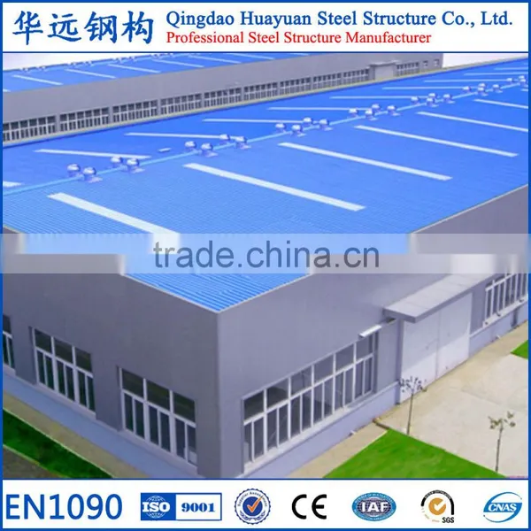Turn Key Prefab Light Structure Steel Workshop Building photo-2