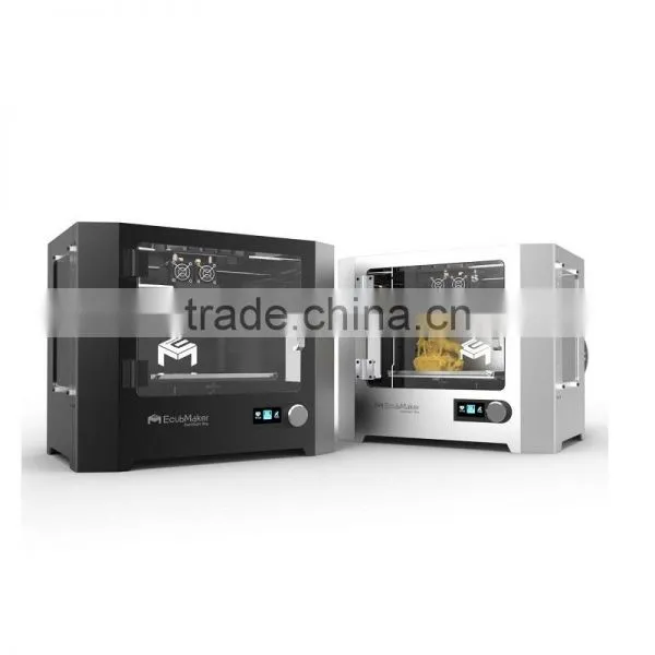 EcubMaker FANTASY Pro Dual Extruder Large Metal FDM 3D Printer Machine China for Sale 260x180x200mm Support Soluble Filament photo-4