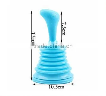 Cleaning Tool Plastic Cleaning Toilet Suck With Brush Portable Toilet Suck Drain Cleaning Tool photo-5