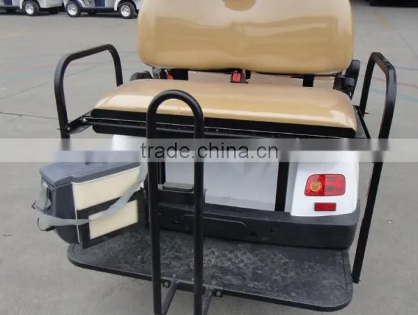 Six Seats Electric Golf Car With Two Rear Facing Flip-flop Seats photo-4