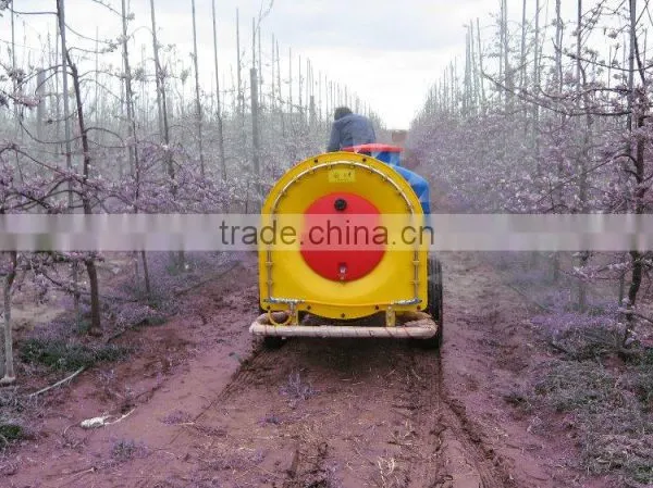 Trailer Model Tractor Use Farm Garden Fruit Tree Orchard Vineyard Boom Tank Air Blast Sprayer With High Press Diaphragm Pump photo-2