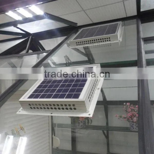 High Quality Aluminium Motorhome Greenhouse Small Solar Powered Fans for Sale photo-2