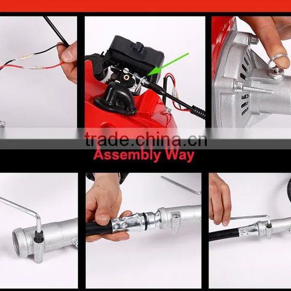 GX35 4Stroke GX35 35.8CC China Wholesale Gas Powered Flexible Shaft Brush Cutte photo-4