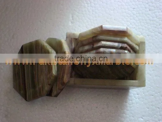 Factory Price Wholesale ONYX COASTER SETS photo-4