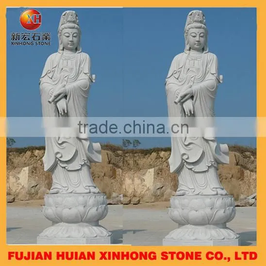 Hand Carved Sitting Life Size Buddha Statue for Garden Decoration photo-2
