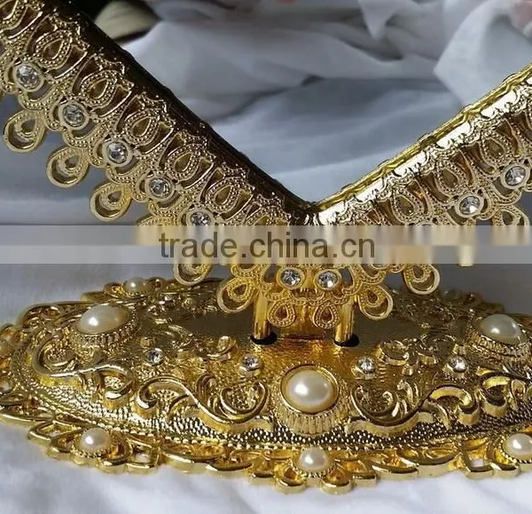 Decorative Gold Metal Frame Mirror for Islam Muslin photo-2