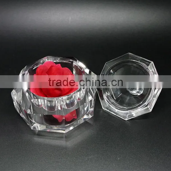 Decorative Clear Storage Box Crystal Glass Jewelry Box photo-3