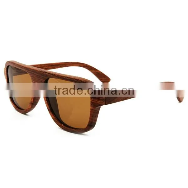 Cheap Wholesale Sapele Wood Sunglasses Handcrafted Full Frame Eyewear Quick Delivery Wooden Eyewear photo-2