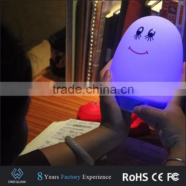 2017 Silicone Cute Mood Touch App Colorful Bluetooth Speaker With Led Light photo-4